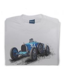 1925 Bugatti 35B Grand Prix Sports Car Mens Crew Neck T-Shirt