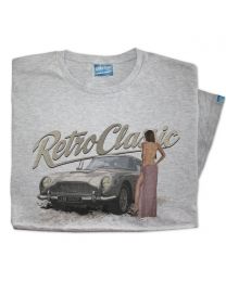 Aston DB5 007 and Sexy Woman Mens T-shirt