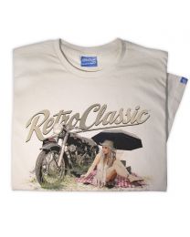 Classic Matchless Motorcycle Tee - Sand
