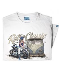 Rat Classics  Aircooled Camper and Custom Motorcycle T-Shirt