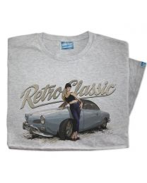 Karmann Ghia Coupe & Bethany Birks Mens Classic Car T-shirt 