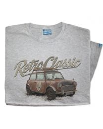 Boris the Rust Bucket Classic Austin Mini Car Mens T-Shirt