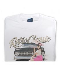 Miss Chelydoll - 1963 Chevy C-10 Long Bed Truck Tee - White
