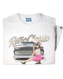 Miss Chelydoll - 1963 Chevy C-10 Long Bed Truck Mens T-Shirt