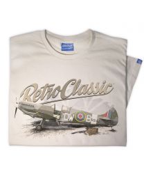 WWII Supermarine Spitfire Fighter Plane Mens T-Shirt