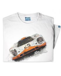 1969 Gulf Porsche 917K Mens Classic Race Car T-Shirt