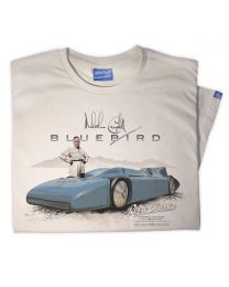 1935 Malcolm Campbell 'Land Speed' Bluebird Railton V Car Tee - Sand