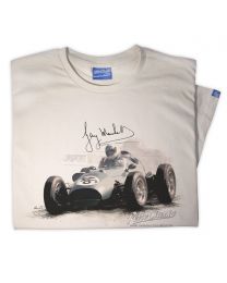 1957 DBR4' Official Gerry Marshall Classic Race Car T-Shirt - Sand