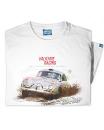 Mens East Africa Safari Classic - Valkyrie Racing Official Collaboration Classic Rally Car T-Shirt