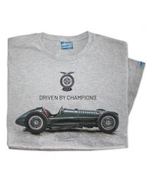 Mens 1950 BRM, P15, 1.5 LITRE, V16 MK 1 Classic Race Car Side View T-Shirt