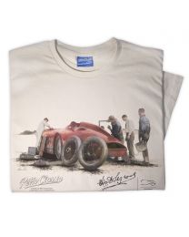 Mens Sunbeam 1000HP (Change Over) Restoration Project Collaboration Land Speed Car T-Shirt