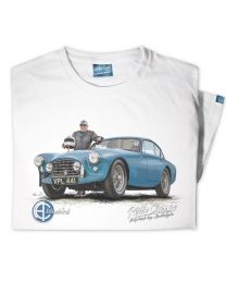 Kevin Shilling and his AC 'Bluebird' Aceca Auto-Carrier Classic Car Tee - White
