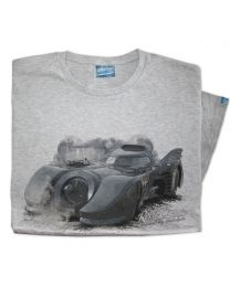Character Cars - Replica 'The 1989 Batmobile' Design Tee - Grey
