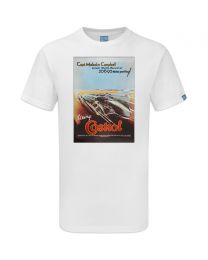 Wakefield Castrol Motor Oil, Vintage poster - 'Bluebird, 206.95mph' Mens T-Shirt