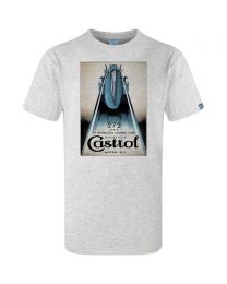 Wakefield Castrol Motor Oil, Vintage poster - 'Bluebird, 272mph' Mens T-Shirt