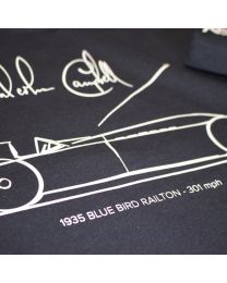 Stefan Marjoram's 1935 Malcolm Campbell 'Land Speed' Blue Bird Railton V Mens T-Shirt