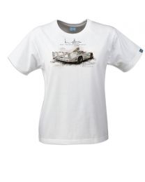 Woman's '1981 France Endurance' Official Derek Bell T-Shirt - White
