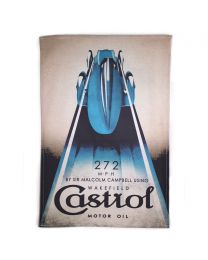 Castrol 'Bluebird, 227mph' Tea Towel