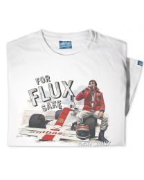 Ladies Ian Flux 'For Flux Sake' Classic Race Car T-Shirt