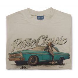 65 Plymouth Belvedere and Rina Bambina Mens T-Shirt