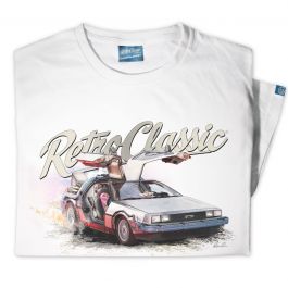 BTTF Car Replica 'DeLorean Time Machine' Mens T-Shirt