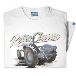 Rear Grey Ferguson TE20 Tractor Mens T-Shirt