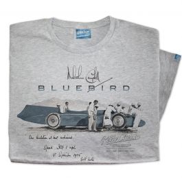 Mens 1935 Malcolm Campbell 'True Friend' Bluebird Railton V Car T-Shirt