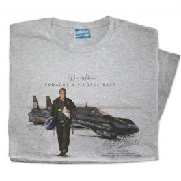 Mens Don Wales 'Land Speed World Record' Steam Car T-Shirt