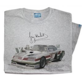 Mens 1975 Vauxhall Firenza V8 ‘Baby Bertha’ Official Gerry Marshall Classic Race Car T-Shirt