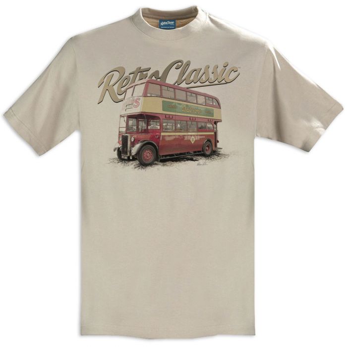RetroClassic 1947 Crossley DD42/3 Sunderland Corporation Transport Bus Mens T-Shirt 