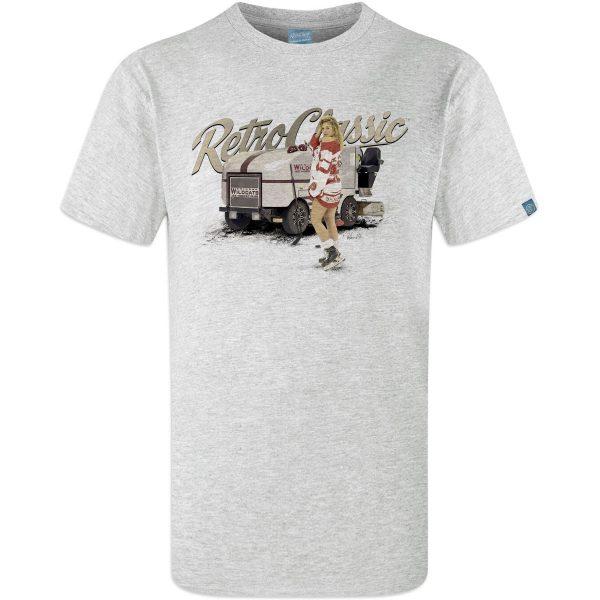 Ice Resurfacer and Ice Hockey Pin-up Model T-Shirt - Image 6