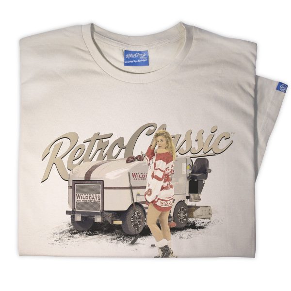 Ice Resurfacer and Ice Hockey Pin-up Model T-Shirt - Image 3