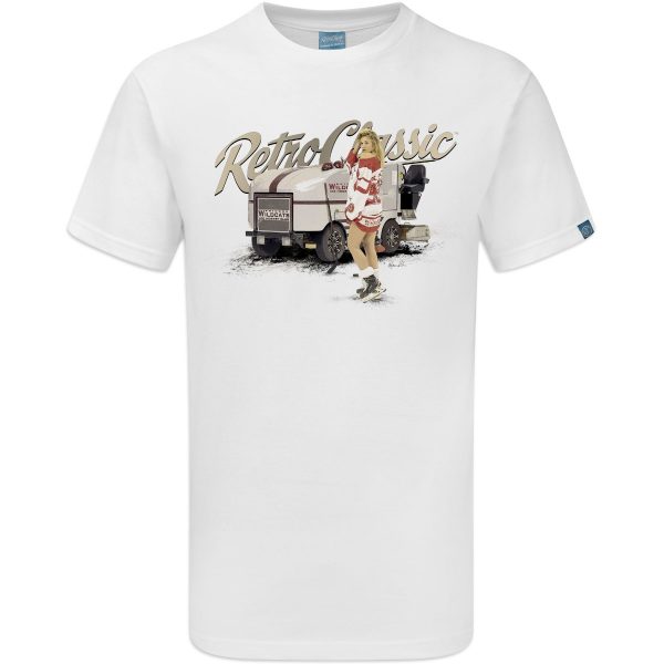 Ice Resurfacer and Ice Hockey Pin-up Model T-Shirt - Image 2