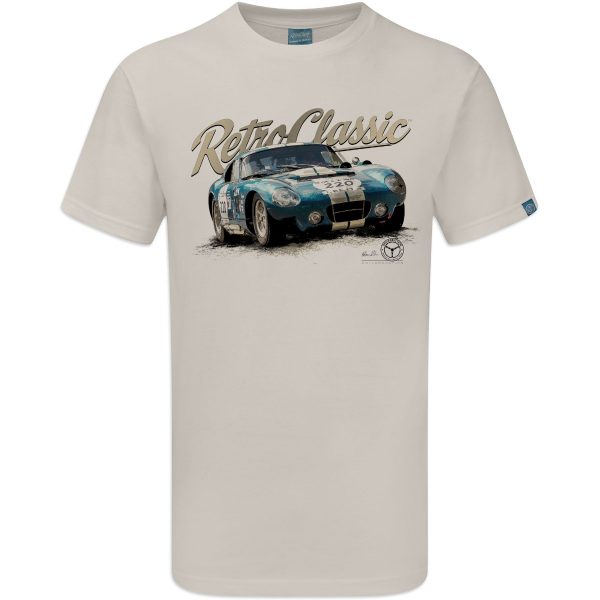 1964 AC Cobra Daytona Coupe Classic Sports Car Mens T-shirt - Image 2