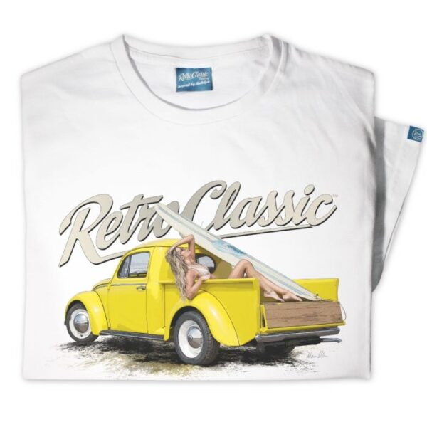 Bryn Jones Yellow Bug Surf Truck & Victoria Summers mens T-shirt