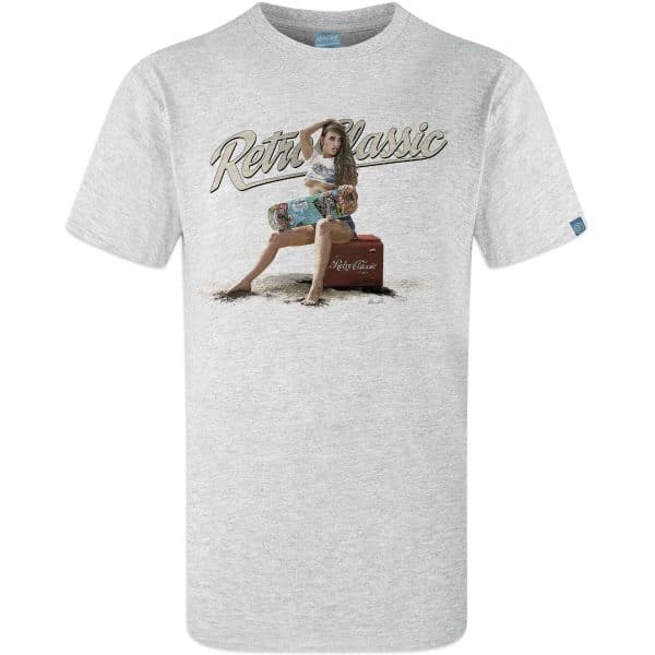 Skate board Kassie and Vintage Coke Cooler T-Shirt - Image 4