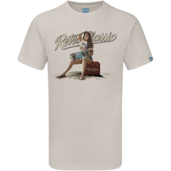 Skate board Kassie and Vintage Coke Cooler T-Shirt - Image 2