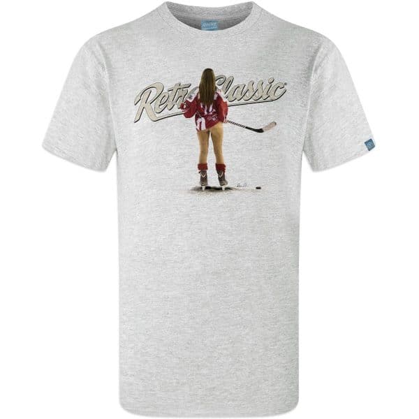 Ice Hockey Pin-up Josie Lauren T-Shirt by GJP Pictures - Image 2