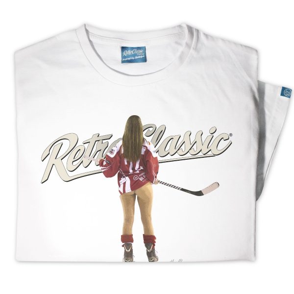 Ice Hockey Pin-up Josie Lauren T-Shirt by GJP Pictures - Image 3