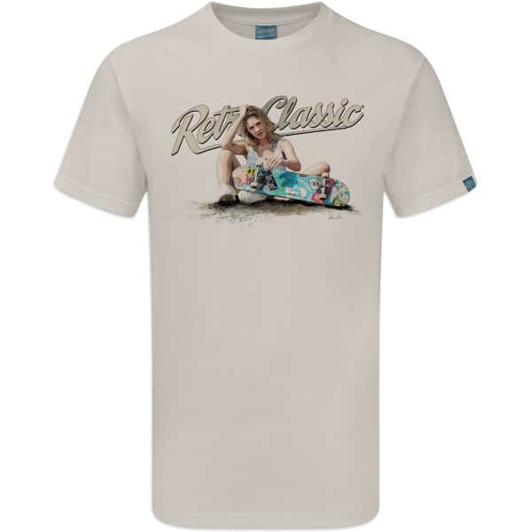 Jessica Johansen & Skateboard T-Shirt by GJP Pictures - Image 2