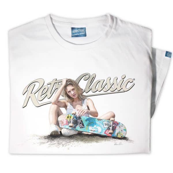 Jessica Johansen & Skateboard T-Shirt by GJP Pictures - Image 5