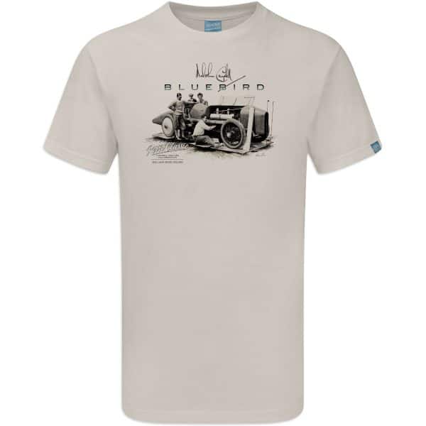 1925 Malcolm Campbell Land Speed Bluebird Sunbeam 350HP Car T-Shirt - Image 2