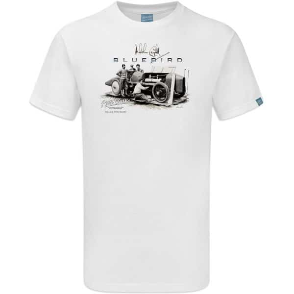 1925 Malcolm Campbell Land Speed Bluebird Sunbeam 350HP Car T-Shirt - Image 6