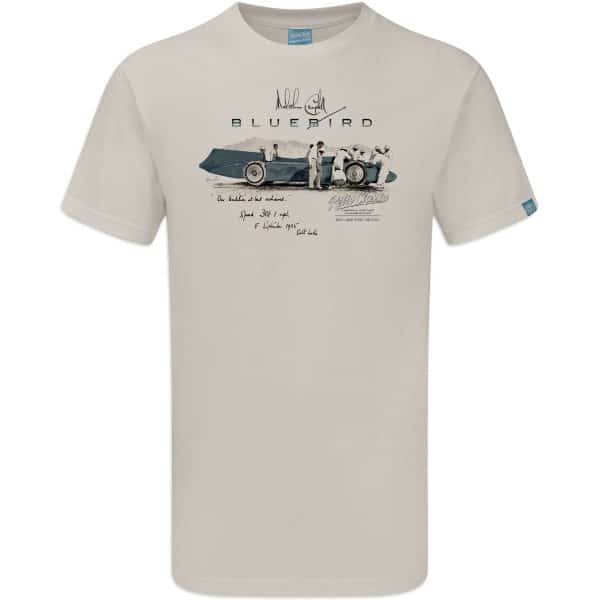 1935 Malcolm Campbell 'True Friend' Bluebird Railton V Car T-Shirt - Image 4