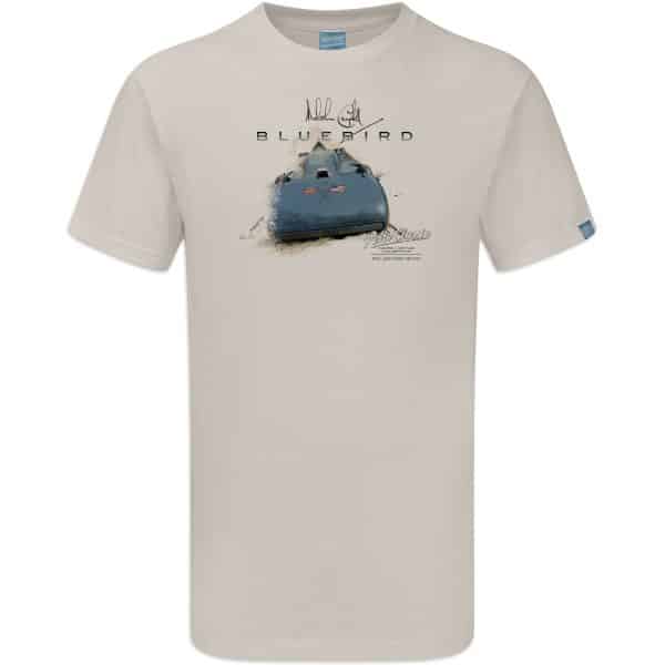 1935 Malcolm Campbell 'Gary Harman's Speed' Bluebird Railton V Car T-Shirt - Image 7