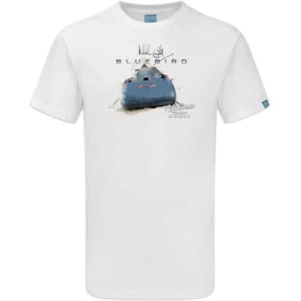 1935 Malcolm Campbell 'Gary Harman's Speed' Bluebird Railton V Car T-Shirt - Image 5