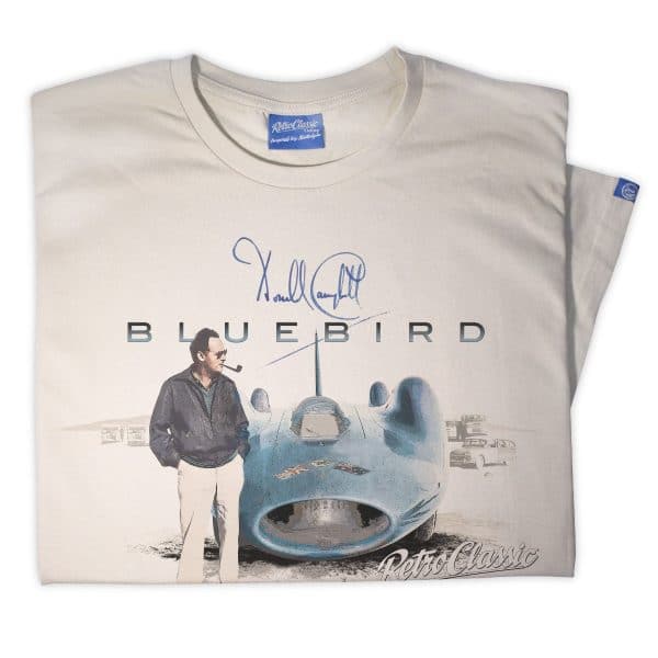 1964 Donald Campbell 'Land Speed' Bluebird Proteus CN7 T-Shirt - Image 4