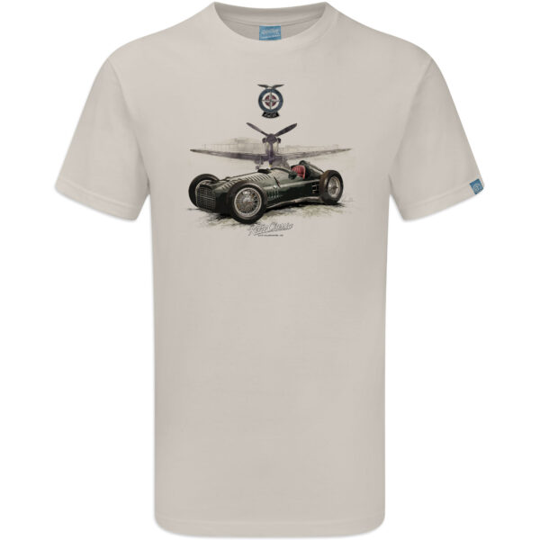 BRM V16 Classic Race Car and Spitfire T-Shirt - Image 5