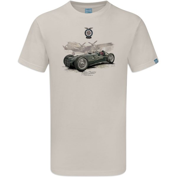 BRM V16 Classic Race Car and Lancaster T-Shirt - Image 4