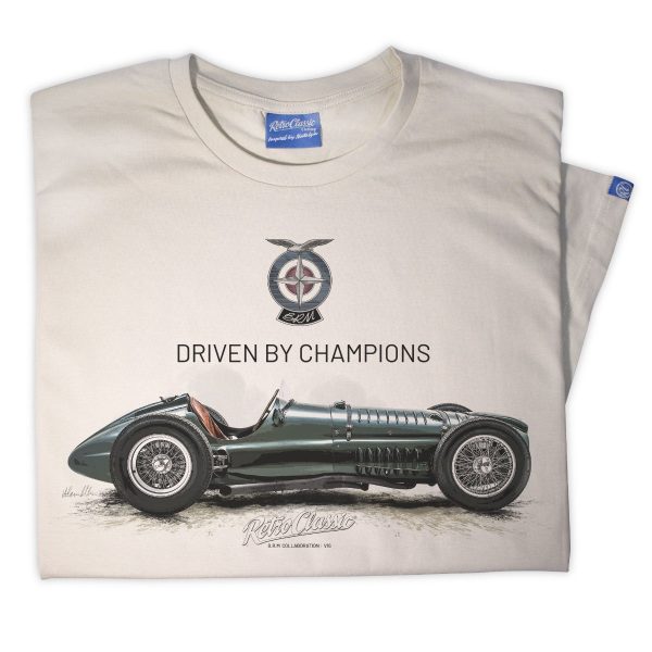 1950 BRM, P15, 1.5 LITRE, V16 MK 1 Classic Race Car Side View T-Shirt